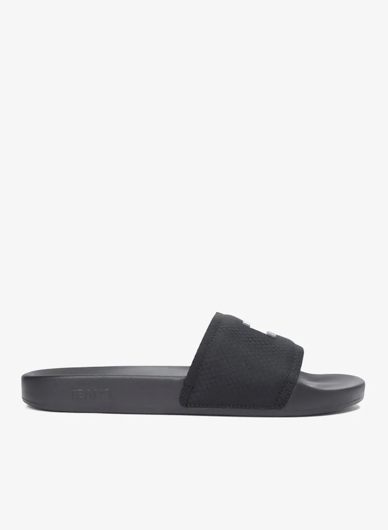 TOMMY JEANS Black Aqua Pool Slides for Men | Best Price UAE